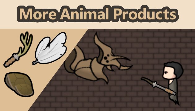 Vanilla animals expanded. Animal products.